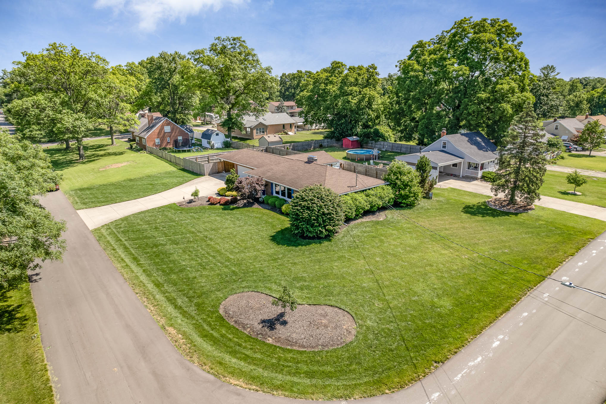 Driveway and carport